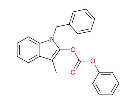 Carbonic acid, 3-methyl-1-(phenylmethyl)-1H-indol-2-yl phenyl ester
