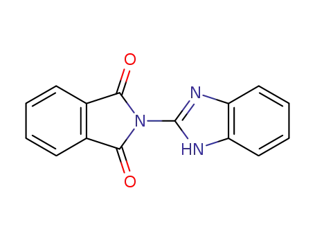 Molecular Structure of 27111-40-6 (1H-Isoindole-1,3(2H)-dione, 2-(1H-benzimidazol-2-yl)-)