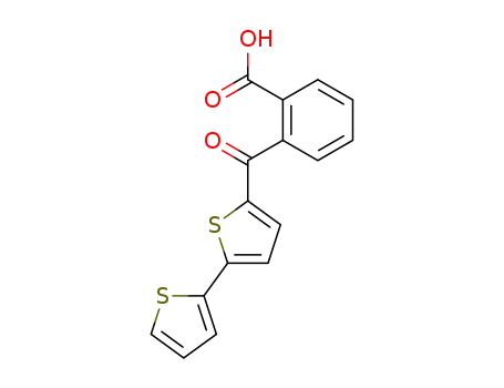 Molecular Structure of 205643-77-2 (2-([2,2']bithienyl-5-carbonyl)-benzoic acid)