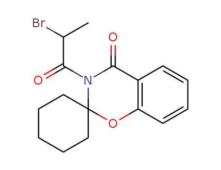 3-(2-Bromo-1-oxopropyl)-spiro[2H-1,3-benzoxazine-2,1-cyclohexan]-4(3H)-one cas no. 158299-05-9 98%