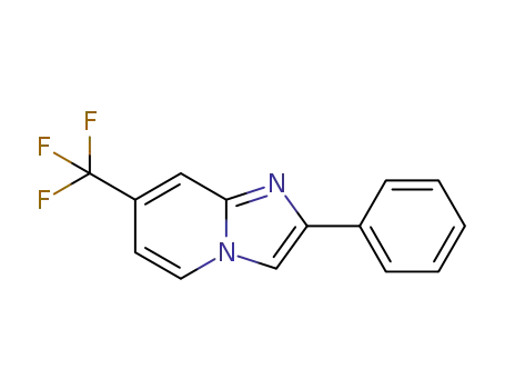 Molecular Structure of 1629889-70-8 (2-phenyl-7-trifluoromethylimidazo[1,2-α]pyridine)