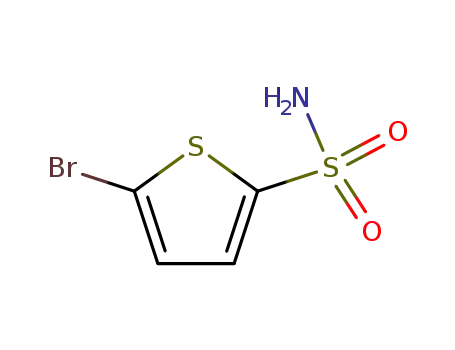 Molecular Structure of 53595-65-6 (5-Bromothiophene-2-sulfonamide)