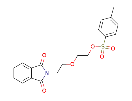 Molecular Structure of 141282-26-0 (1H-Isoindole-1,3(2H)-dione,
2-[2-[2-[[(4-methylphenyl)sulfonyl]oxy]ethoxy]ethyl]-)