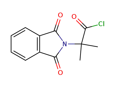 Molecular Structure of 32211-88-4 (phthalimidoisobutyrylchloride)
