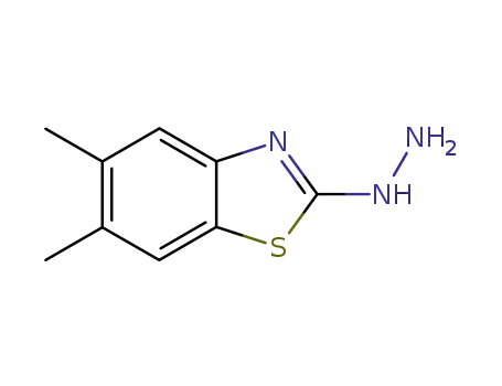 Molecular Structure of 53065-22-8 (2(3H)-Benzothiazolone,5,6-dimethyl-,hydrazone(9CI))
