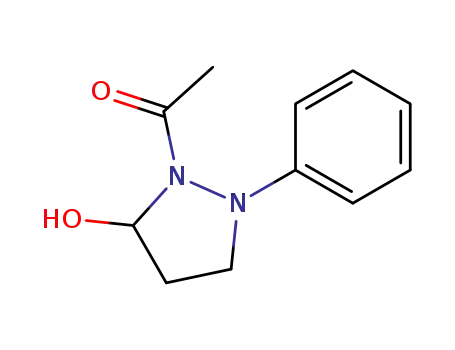 3-Pyrazolidinol, 2-acetyl-1-phenyl-