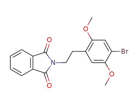 Molecular Structure of 88441-04-7 (1H-Isoindole-1,3(2H)-dione, 2-[2-(4-bromo-2,5-dimethoxyphenyl)ethyl]-)