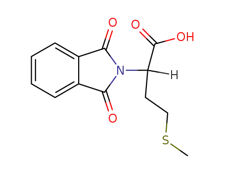 Molecular Structure of 52881-96-6 (N-PHTHALOYL-DL-METHIONINE)