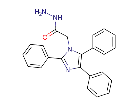 Molecular Structure of 255065-87-3 (2‐(2,4,5‐triphenyl‐1H‐imidazol‐1‐yl)acetohydrazide)