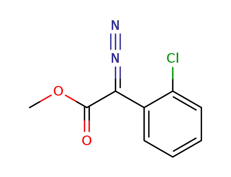 Molecular Structure of 264882-00-0 (methyl 2-(2-chlorophenyl)-2-diazoacetate)