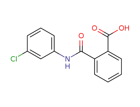 Molecular Structure of 5406-21-3 (2-{[(3-CHLOROPHENYL)AMINO]CARBONYL}-BENZOIC ACID)