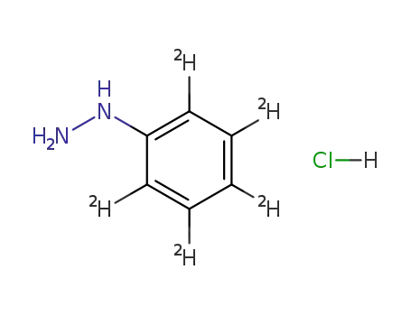 Molecular Structure of 125687-18-5 (Phenyl-d5-hydrazine Hydrochloride)