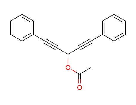 1,5-diphenylpenta-1,4-diyn-3-yl acetate