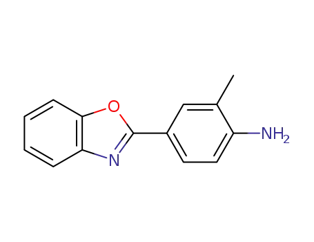Molecular Structure of 792946-65-7 (Benzenamine, 4-(2-benzoxazolyl)-2-methyl- (9CI))