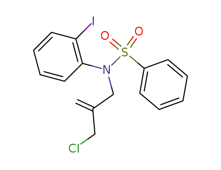 3-(2'-iodo-N-phenylsulphonylanilinyl)-2-chloromethylpropene