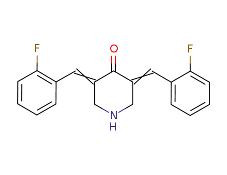 3,5-Bis(2-fluorobenzylidene)piperidin-4-one