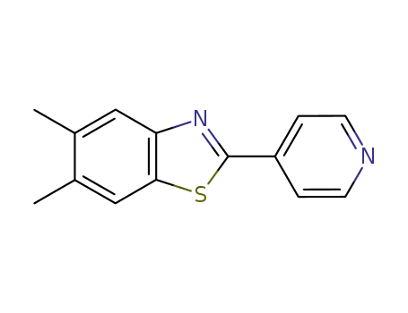5,6-dimethyl-2-[4]pyridyl-benzothiazole