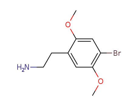 Molecular Structure of 66142-81-2 ((+/-) 1-(4-BROMO-2 5-DIMETHOXYPHENYL)-2&)