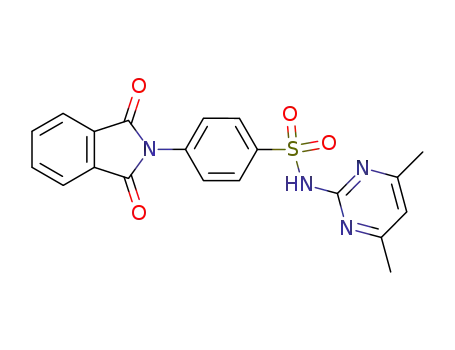 Molecular Structure of 88063-41-6 (N-(4,6-dimethylpyrimidin-2-yl)-4-(1,3-dioxoisoindolin-2-yl)benzenesulfonamide)