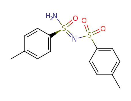 Molecular Structure of 816444-61-8 (N-[(1S)-amino(4-tolyl)oxido-λ<sup>4</sup>-sulfanylidene]tosylamide)