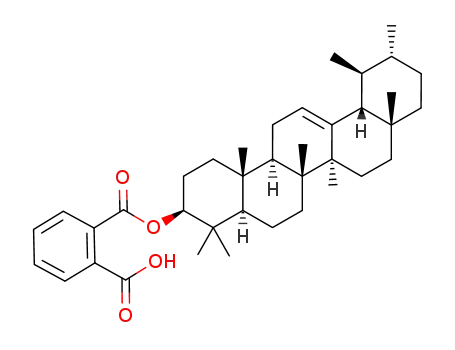 Molecular Structure of 1011714-98-9 (2-(4,4,6a,6b,8a,11,12,14b-octamethyl-1,2,3,4,4a,5,6,6a,6b,7,8,8a,9,10,11,12,12a,14,14a,14b-icosahydropicen-3-yloxy)carbonylbenzoic acid)