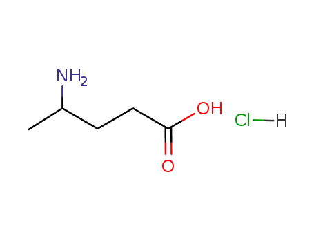Molecular Structure of 62000-70-8 (Pentanoic acid, 4-amino-, hydrochloride)