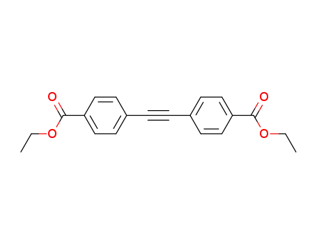 Molecular Structure of 83536-13-4 (diethyl 4,4'-(ethyne-1,2-diyl)dibenzoate)