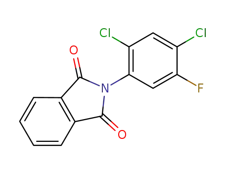 Molecular Structure of 958031-89-5 (2-(2,4-dichloro-5-fluorophenyl)-1H-isoindol-1,3(2H)-dione)