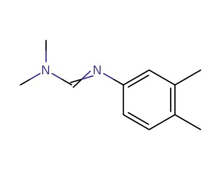 Molecular Structure of 13181-63-0 (N,N-Dimethyl-N'-(3,4-xylyl)formamidine)