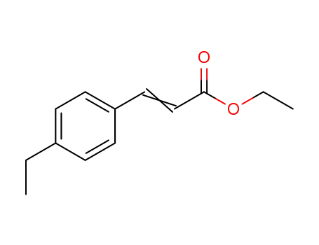 Molecular Structure of 198341-20-7 (ethyl 3‐(4‐ethylphenyl)acrylate)