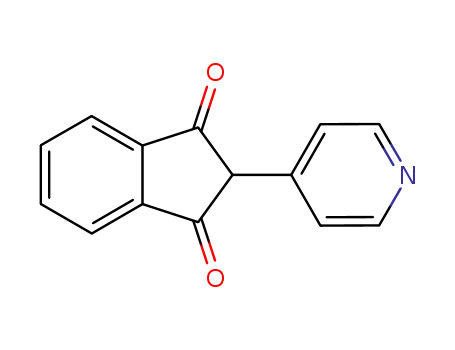 Molecular Structure of 10478-99-6 (2-[4(1H)-PYRIDINYLIDENE]INDAN-1,3-DIONE)