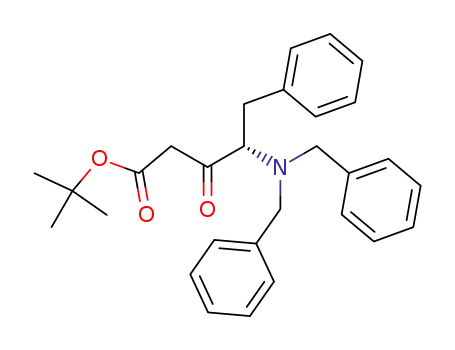 tert-butyl 4-(N,N-dibenzylamino)-3-oxo-5-phenylpentanoate