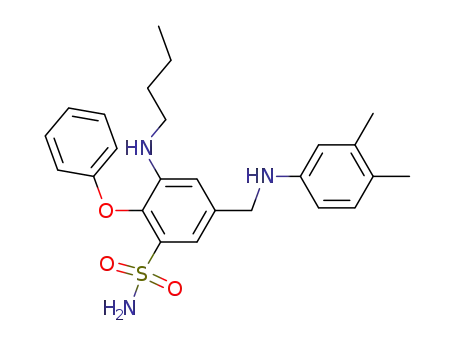 Benzenesulfonamide,
3-(butylamino)-5-[[(3,4-dimethylphenyl)amino]methyl]-2-phenoxy-