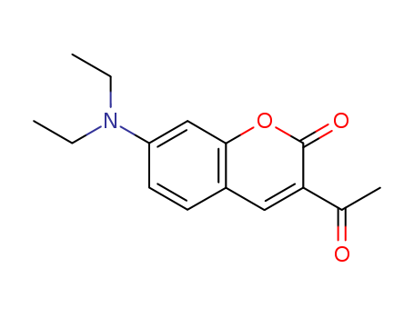 2H-1-Benzopyran-2-one,3-acetyl-7-(diethylamino)-                                                                                                                                                        (74696-96-1)