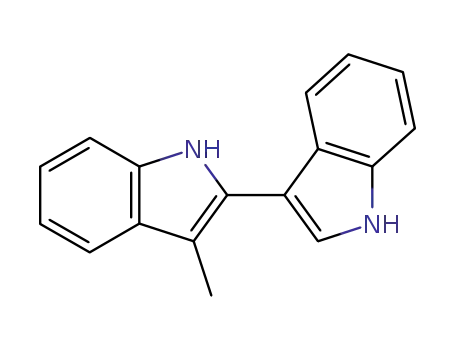 Molecular Structure of 88919-87-3 (2,3'-Bi-1H-indole, 3-methyl-)
