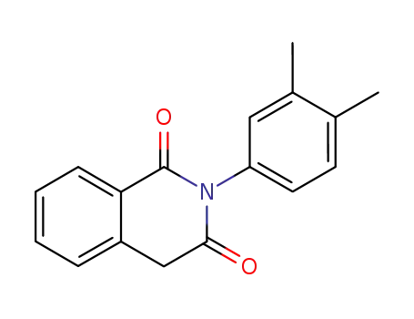 Molecular Structure of 126070-10-8 (2-(3,4-dimethylphenyl)isoquinoline-1,3(2H,4H)-dione)