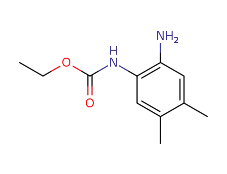 Molecular Structure of 873389-62-9 ((2-amino-4,5-dimethyl-phenyl)-carbamic acid ethyl ester)