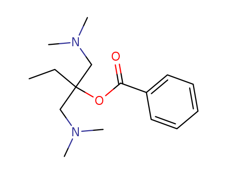 1,1-bis(dimethylaminomethyl)propyl benzoate