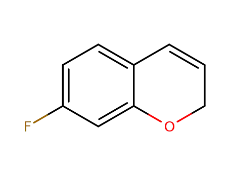 Molecular Structure of 179071-53-5 (2H-1-Benzopyran,7-fluoro-(9CI))