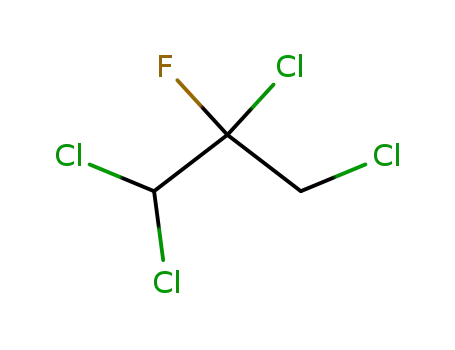 Molecular Structure of 3175-26-6 (1,1,2,3-tetrachloro-2-fluoropropane)