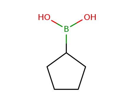 Molecular Structure of 63076-51-7 (Cyclopentylboronic acid)