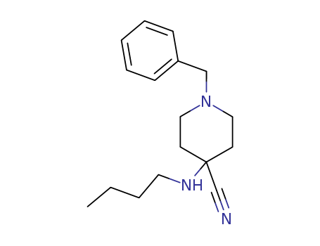 4-Piperidinecarbonitrile,4-(butylamino)-1-(phenylmethyl)- cas  963-08-6