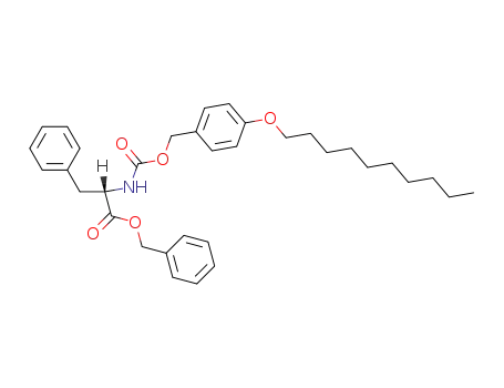N-<p-Decyloxy-benzyloxy-carbonyl>-Phe-benzylester