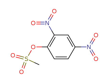 Phenol,2,4-dinitro-, 1-methanesulfonate cas  7155-37-5