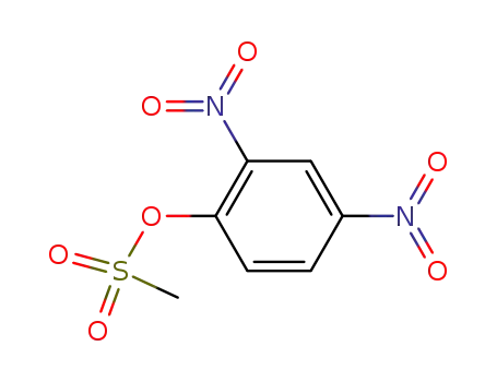 Molecular Structure of 7155-37-5 (2,4-dinitrophenyl methanesulfonate)