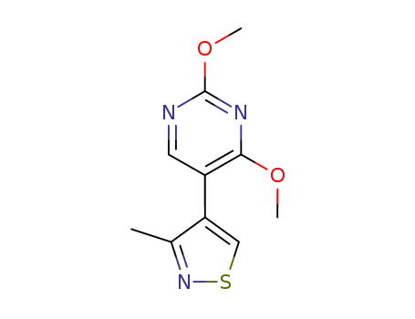 5-(3-methyl-4-isothiazolyl)-2,4-bis(methyloxy)pyrimidine
