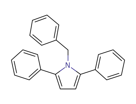 1H-Pyrrole, 2,5-diphenyl-1-(phenylmethyl)-