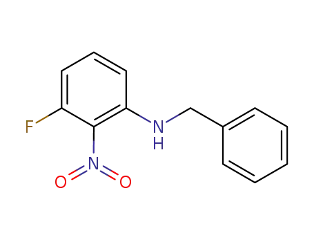 3-fluoro-2-nitro-N-(phenylmethyl)aniline