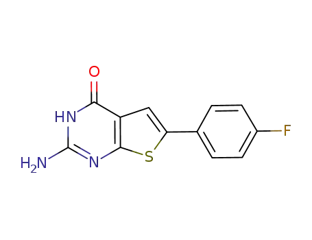2-amino-6-(4-fluorophenyl)thieno[2,3-d]pyrimidin-4(3H)-one