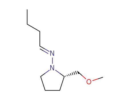 Molecular Structure of 72170-90-2 ((2S)-(-)-<(1E)-butylidenamino>-2-(methoxymethyl)pyrrolidine)